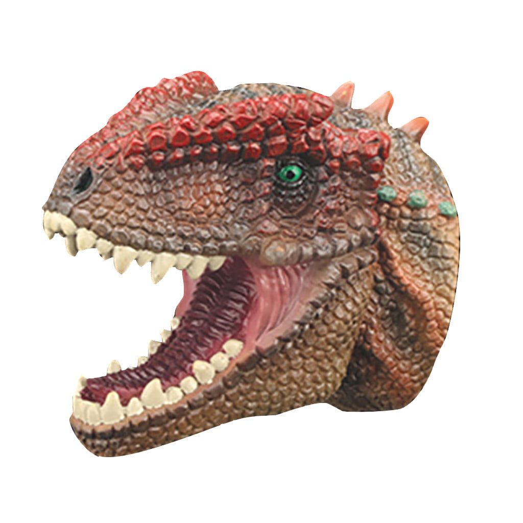 Dinosaurs Game Dino Head Glove Spinosaurus Hand Puppet Play Kids Role Toys L0O8 