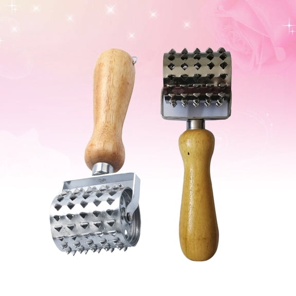 FONWILYO Meat Mallet for Home Cooks with Wood Handle 1Set