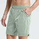 thumbnail image 4 of Mens Casual Pantalones Cortos Color Sólido Delgado Ligero Secado de la Condición Física Transparente, Cintura Elástica para Al Aire Libre, 4 of 9