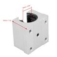 thumbnail image 3 of 16mm Linear Bearing Slide Block, Aluminum Alloy SBR16UU Open Linear Motion Ball Bearing Slide Block Bushing For Transmission Device, 3 of 8