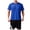 Blue, variant on Ketyyh-chn99 Mens 2 Piece Zip Tracksuit Polo Shirt and Shorts Sets Mens Summer Casual Sportswear Short Sleeve Round Neck Top Shorts Two Piece Set Size for L,Red