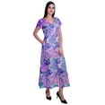 thumbnail image 4 of Moomaya Long Maxi Dress For Womens Short Sleeve Formal/Casual Dress With Pockets S-XXL, 4 of 7