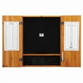 thumbnail image 2 of Viper Metropolitan Oak Steel Tip Dartboard Cabinet, Viper Razorback Sisal Dartboard, Viper Underground Raven Steel Tip Darts 25 Grams, and Viper Vinyl Dart Mat, 2 of 5