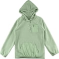 thumbnail image 4 of Povozer Girls And Toddler Long Sleeve Zip Up Hoodie Sweatshirt,Girls Fleece Pullover Hooded Sweatshirt Hoodie For Teen Girl Winter Button Jacket Coat with Pocket Size 5-6 Years,Light Green, 4 of 6