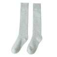 thumbnail image 3 of Dyfzdhu Women Stockings Calf Socks Winter Thermal Casual Soft Tube Socks Solid Color Fluffy Knee High Socks Christmas Gift, 3 of 5