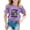 Purple, variant on School Uniform Tshirts Unisex Back to School Letter Tee Short Sleeve Crewneck Top Girls T Shirts Black 3-4 Years
