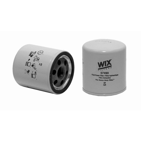 Wix Filters Filtre à Fluide Hydraulique 57490 pour Utilisation avec Ariens/Gravely/Lawn et Équipement de Jardin; Style à Visser; Hauteur 3,4 Pouces x Diamètre Extérieur 3,05 Pouces; Pression d'Éclatement 200 PSI