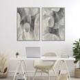 thumbnail image 2 of Stupell Industries Transitional Mottled Fluid Monochrome Gray 2pc Framed Giclee Art Set, 20 x 30 each, by Kippi Leonard, 2 of 7