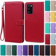thumbnail image 2 of A41 Case For Samsung Galaxy A41 Case Wallet Leather Filp Case For Samsung A41 A 41 Case A415F Soft Silicone Cover Coque Fundas Dark Red For Samsung A41, 2 of 6