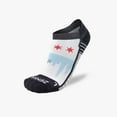 thumbnail image 2 of Chicago Flag Skyline Socks (No Show) S / White, 2 of 3