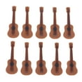 thumbnail image 2 of 10 Piezas Exquisitos Instrumentos Musicales de Guitarra en Miniatura de Plástico para 1:12, 2 of 9