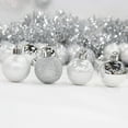 thumbnail image 5 of Bolas decorativas Avdjesfny para la decoración del hogar, 24 piezas, bolas navideñas, adornos para el árbol de Navidad, bolas colgantes para decoración de fiestas, bodas y festividades., 5 of 5