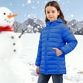 thumbnail image 3 of Posijego 4-12 Years Girls Puffer Coats Packable Lightweight Winter Mid-Length Coat Warm Outerwear Coats, 3 of 8