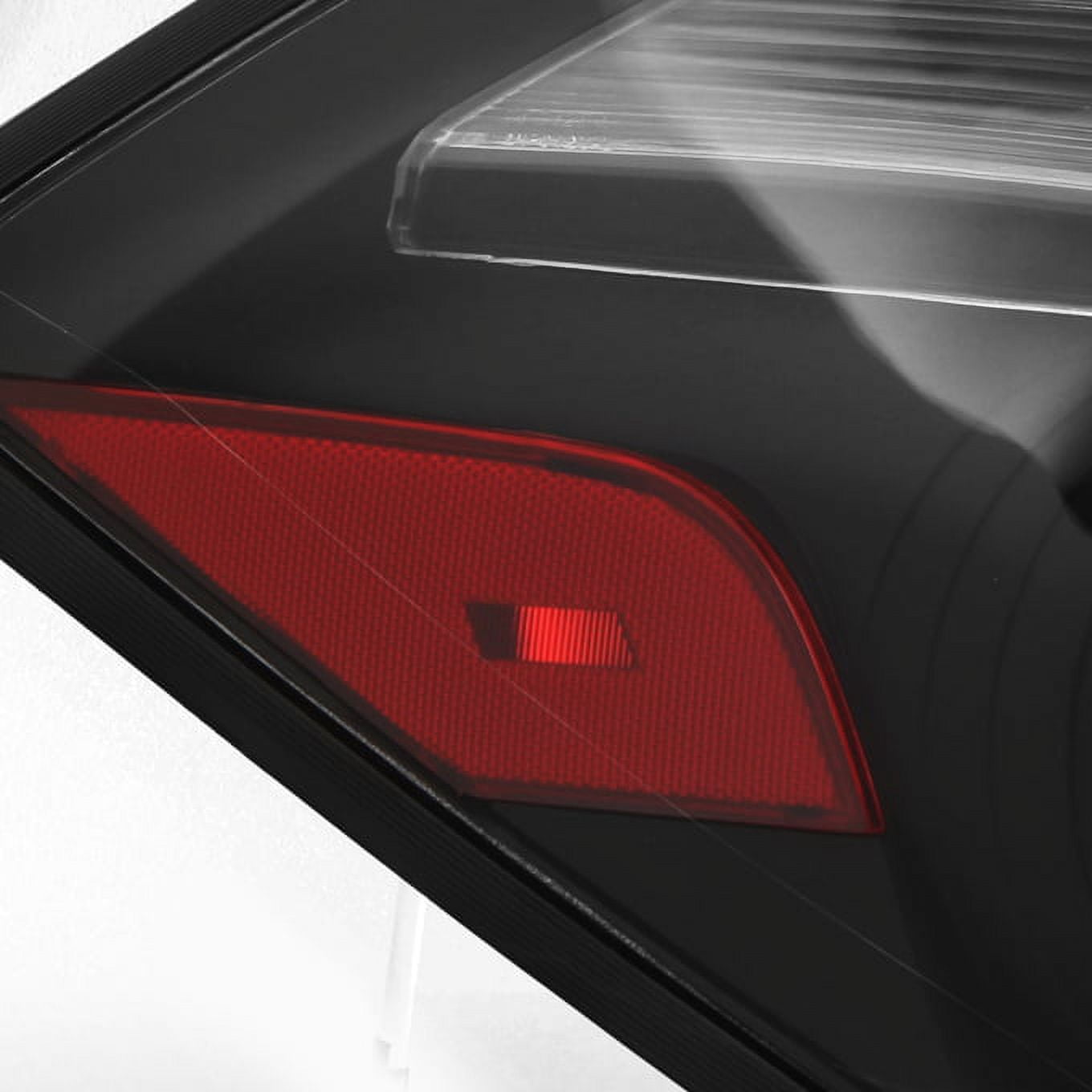 AKKON - For Black 07-12 Altima Sedan Rear Tail Lights Brake Lamp Replacement Driver And Passenger Side Set