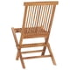 thumbnail image 5 of Set de comedor exterior VidaXL, plegable, 3 piezas, madera de teca, 5 of 9