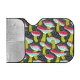 thumbnail image 2 of Bingfone Green Mushroom Car Windshield Sunshade,Sun Foldable Sun Shield Sun Visor For Car - Small, 2 of 8