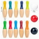 thumbnail image 2 of Juegos de Bolos de Madera ANGGREK Para niños Con 10 Pines 3 Bolas Y Bolsa de Malla, 2 of 8