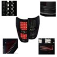 thumbnail image 5 of munirater Brake Lamps Tail Lights Black Replacement for 2009-2014 Ford F150 Pickup LED LT-F15009JMLED-TM, 5 of 7