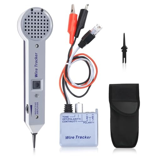 Tone Generator & Wire Tracer Kit - 200EP High Accuracy Cable Tester, Inductive Amplifier Line Finder for Network Cable Collation