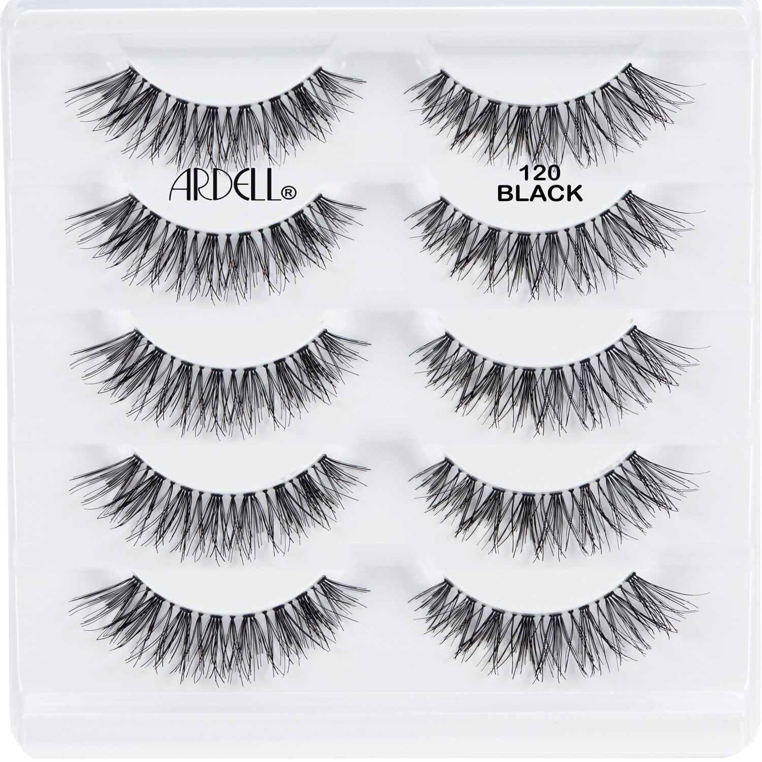 Ardell False Eyelashes, 120 Black Fake Lashes, 4 Pairs