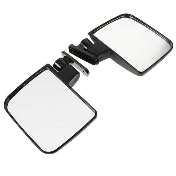 LEORX 1 Pair Black Round Mirror for Golf Cart Rear View Enhancing Outdoor Golfing Experience