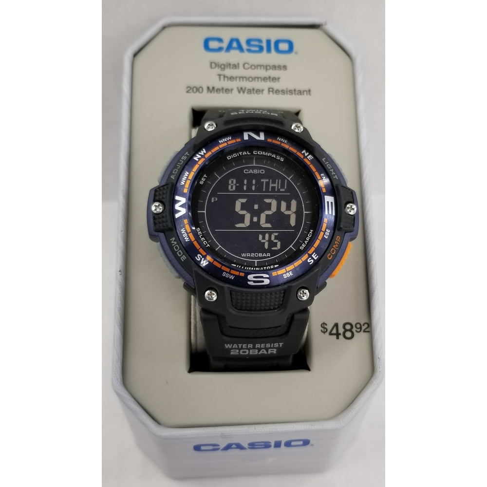 casio thermo compass watch