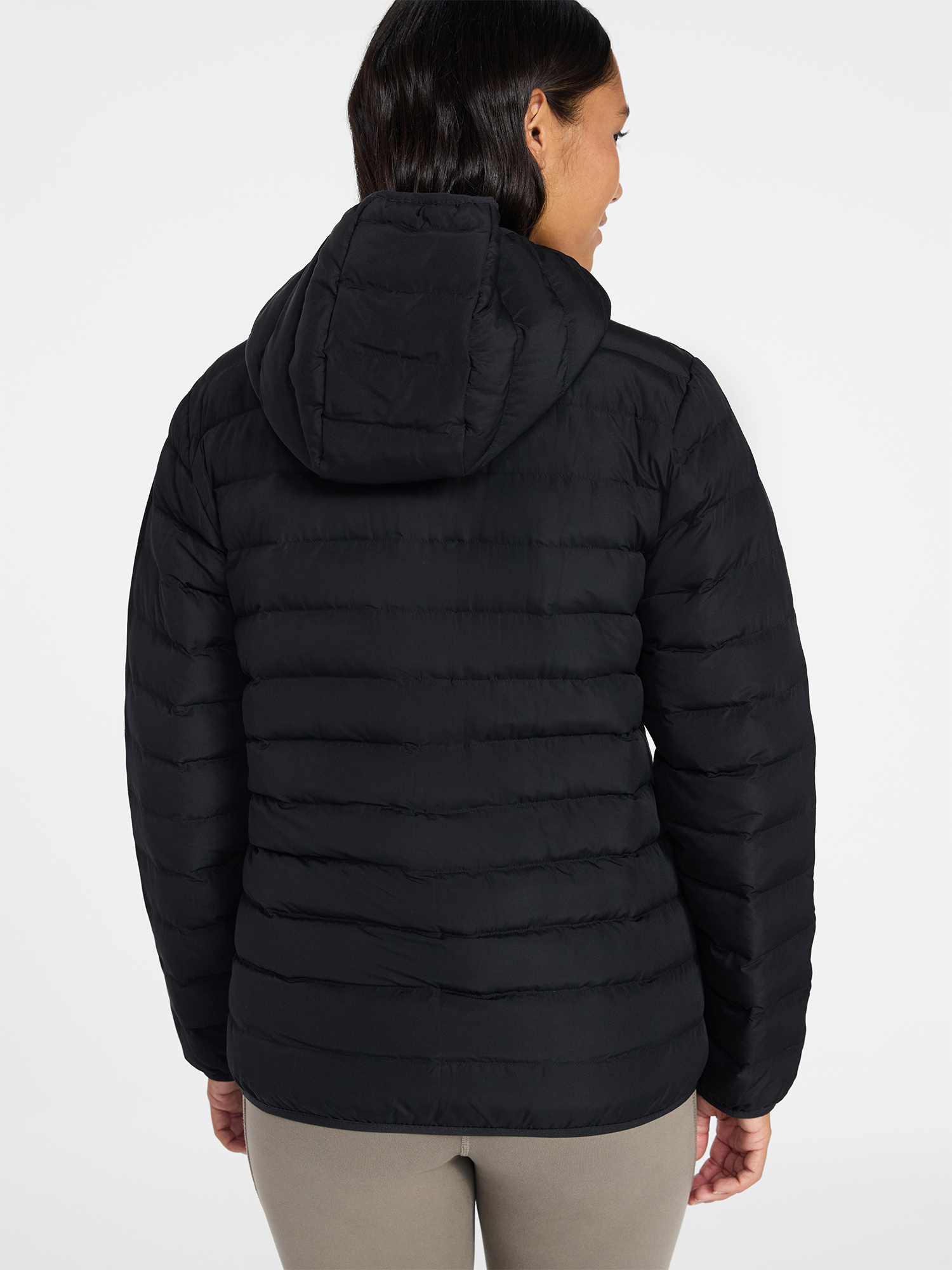 Ozark Trail Women's and Women's Plus Size Core Puffer Jacket with Hood, Sizes XS-3X
