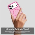 thumbnail image 5 of Allytechgroup for Apple iPhone 15 Pro Protective Case, [Compatible with Magsafe] Magnetic Back Cover PC+TPU Anti-Scratch Shock-Absorbent Anti-Fingerprint Matte Lightweight Non-Slip, Rose, 5 of 7
