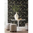 thumbnail image 3 of Roommates Studio Black Pearson Floral Peel and Stick Wallpaper 30.75 Sq. ft, 3 of 8