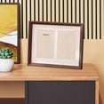 thumbnail image 4 of jifeng Medal Display Case Medal Shadow Box Collectible Tabletop Decor with Clear Window Walnut color, 4 of 8