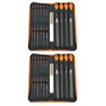 thumbnail image 1 of 34Pcs Forged Alloy Steel File Set with Carry Case, Precision Flat/Triple-Cornered/Half-Round/Round Large File, 1 of 6
