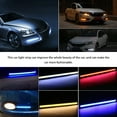 thumbnail image 3 of Riwesomey 10 piezas de luz de circulación diurna para coche, tira de lámpara DRL de 17cm, accesorios de iluminación para automóviles, verde Type2 NO2, 3 of 6