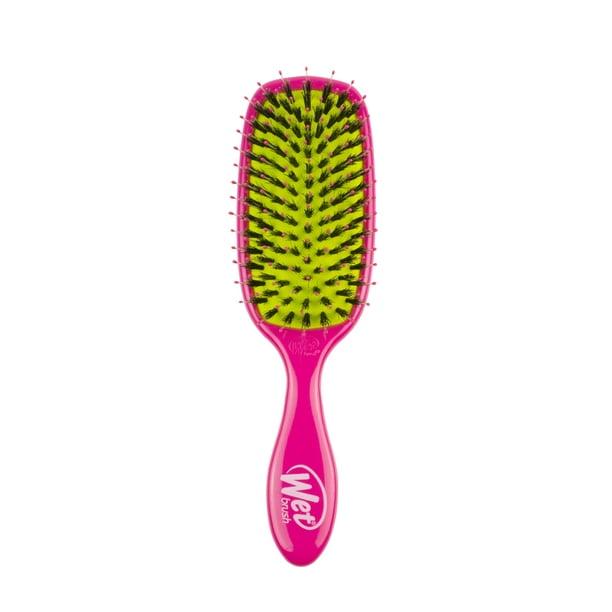 Wet Brush Shine Enhancer Hair Brush with Boar Bristles Pink Walmart