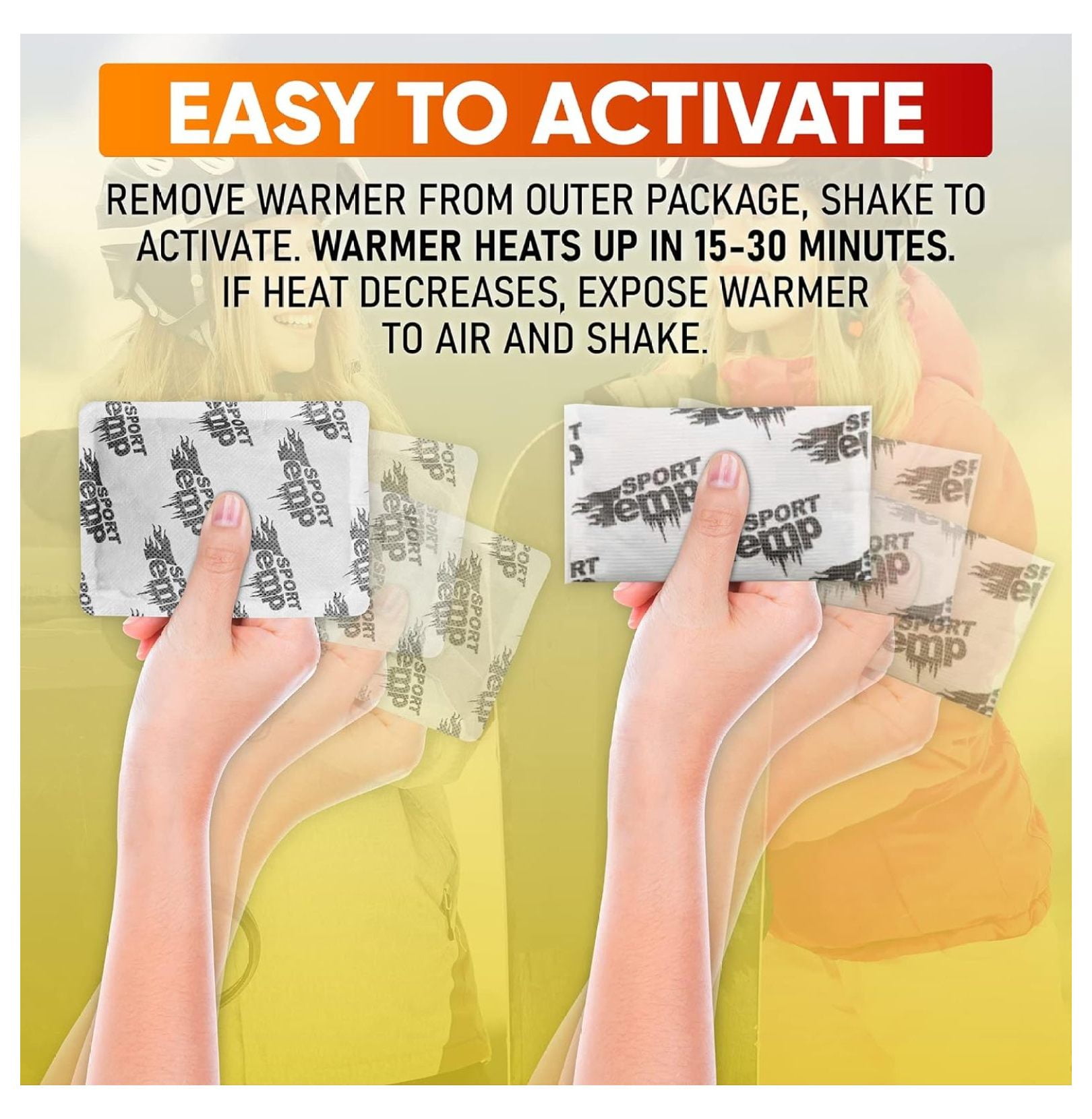Hand & Toe Warmers Variety Pack - 30 Pairs Air Activated Heat Pads for Cold Weather - Hand, Toe, & XL Body Warmers for Skiing, Hiking, Hunting