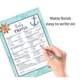 thumbnail image 4 of NAUTICAL Baby Shower Games — BABY TRIVIA Game — Pack of 25, Rustic Navy Blue Anchor, Ahoy BOY Baby Shower Game, Sail Boat Fun Baby Facts Game Gender Neutral Nautical Theme Shower Activity G807-TRV, 4 of 4