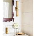 thumbnail image 2 of Hudson Valley Lighting 7032 Gibbs 2 Light 22" Tall Wall Sconce - Brass, 2 of 2