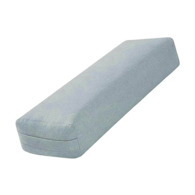 pitrice Coussin de Yoga Professionnel avec Poignée de Transport pour Jambes Yoga Réparateur Gris