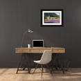 thumbnail image 3 of Zuckerman, Jim 14x11 Black Ornate Wood Framed with Double Matting Museum Art Print Titled - France, Gordes Cistercian monastery of Senanque, 3 of 4