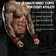 thumbnail image 3 of Wrist Cuffs for Cables Gym, Lifting Cuffs Wrist Straps for Cable Machines Strength Training Equipment, 3 of 5