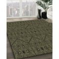 thumbnail image 3 of Ahgly Company Machine Washable Indoor Square Transitional Dark Almond Brown Area Rugs, 3' Square, 3 of 7