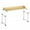 Wooden Color, variant on Suhire Adjustable Overbed Table, 120x40cm Rolling Laptop Desk with Wheels, Height Adjustable Bedside Workstation for Home Office Hospital, 20kg Load