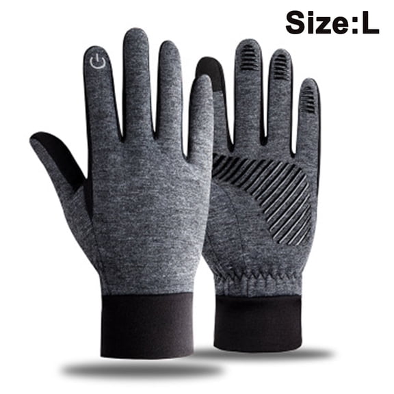 LQCrafK Thermal Winter Glove Liners for Cold Weather for Men & Women - Thin, Lightweight & Warm Black Gloves for Texting, Cycling & Driving - Touchscreen Smartphone Compatible,BlackS