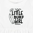 thumbnail image 4 of Inktastic Little Surf Girl with Surfboard Girls Baby Dress, 4 of 5