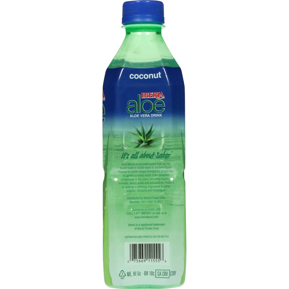 (5 pack) Iberia Coconut Aloe Vera Drink 16.9 fl oz