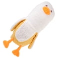 thumbnail image 3 of KAKOWELY Divertido juguete de peluche de pato plátano, lindo peluche abrazable, almohada de peluche, animal de peluche de pato plátano, 3 of 5