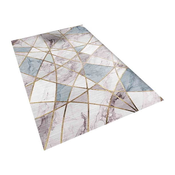 XWSHYW Alfombras La Alfombra de La Sala de Estar Es Geométricamente Buena para Uso Doméstico, El Dormitorio Está Cubierto con Tapetes y La Alfombra Junto a La Cama Se Usa Como Tapete.
