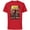 Red, variant on Deadpool Dashingly Dancing Deadpool Comic Cover Art - Short Sleeve Cotton T-Shirt for Adults - Customized-Red