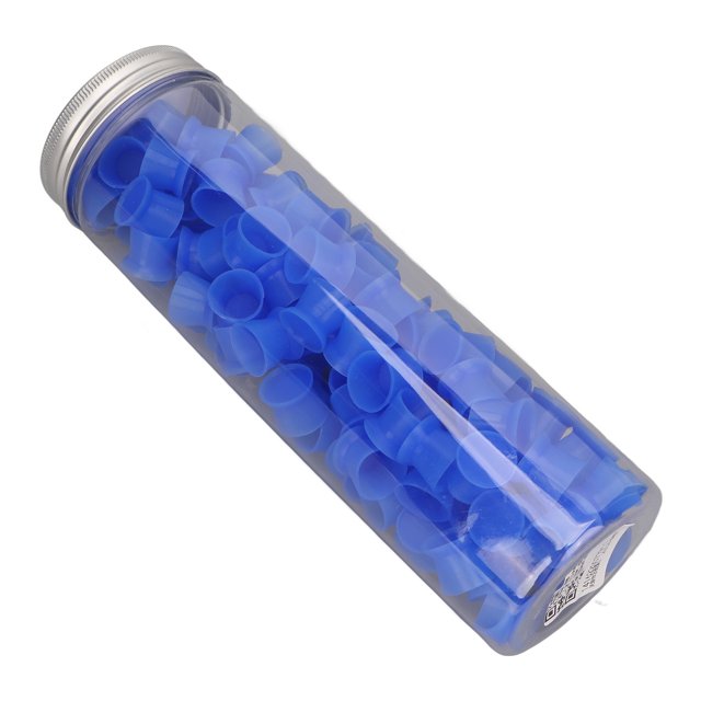 Vasos De Pigmento De Tinta, L Vasos De Pigmento Desechables Azules 100 Piezas Espesar Silicona Para Maquillaje ANGGREK Otros