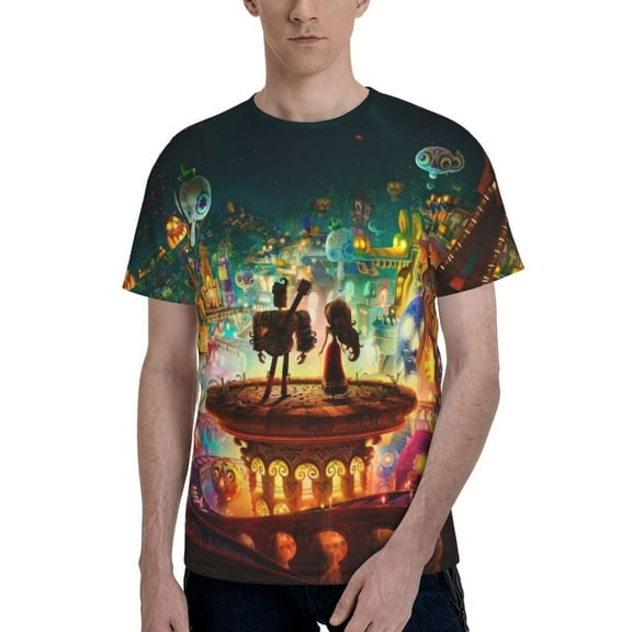 The Book of Life Men's T Shirts Cartoon Graphic Short Sleeve Tees Novelty Casual Unisex Adults Tee Shirt Tops