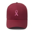 thumbnail image 4 of Outfmvch Baseball Cap trucker hat Sports Caps Breast Cancer Hats For Women Embroidered Adjustable Breast Cancer Awareness Hat Breast Cancer Gifts For Woman hiking hat hat for women One Size, 4 of 4